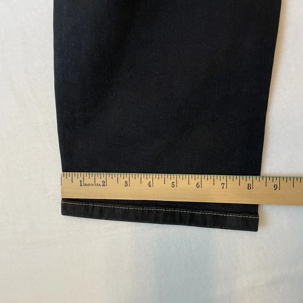 Christopher Blue‎ Womens Cropped Stretch Pocket Black Capri Jeans, 6